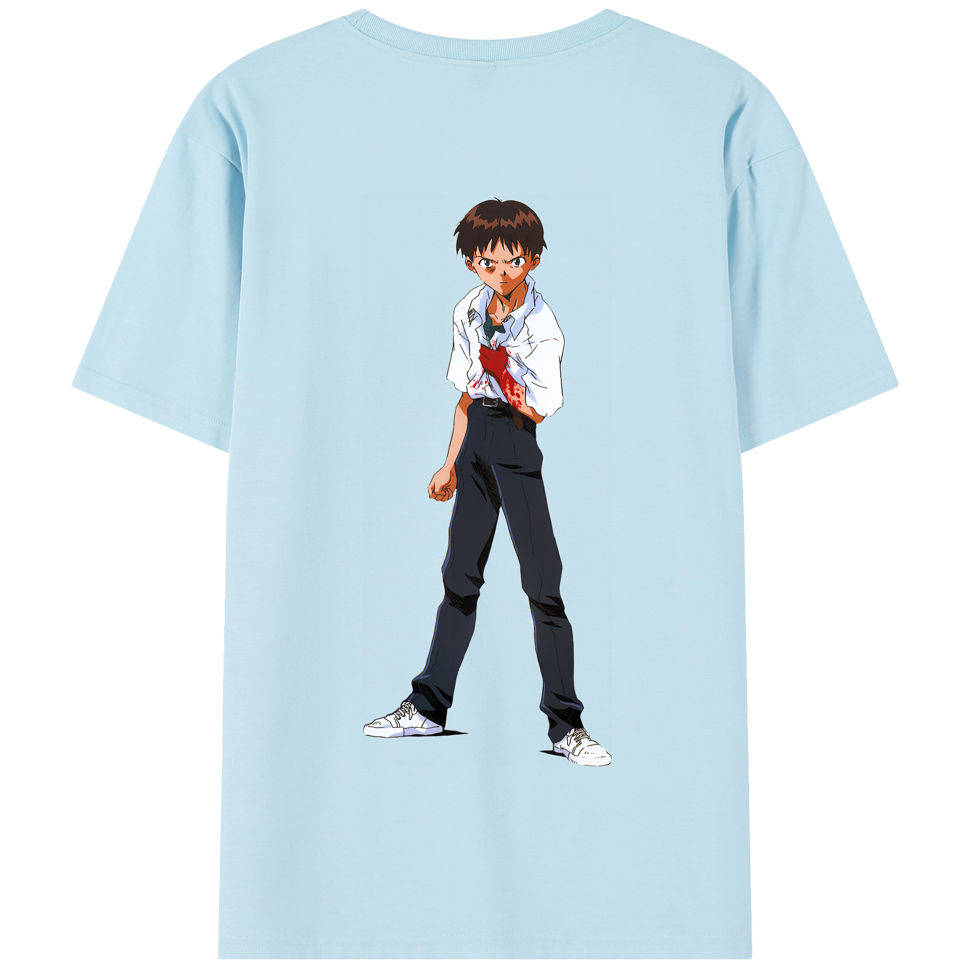 （画像用） EVA 新世紀エヴァンゲリオン 綿100％半袖Tシャツ（背面プリント）